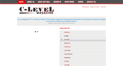 Desktop Screenshot of c-levelmagazine.com